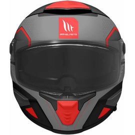 Casco Integral de Moto Rosso Opaco MT Thunder 4 SV Jerk