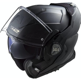 Casco de Motocicleta Mat Black LS2 ADVANT X Modular Solid