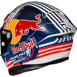 Casco Moto Integral Blanco/Azul/Rojo HJC RPHA1 Red Bull Austin GP