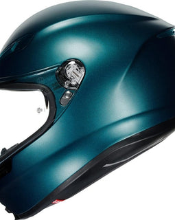 Casco Moto Matte Petrolio AGV K6 Solid