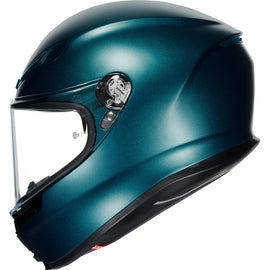Casco Moto Matte Petrolio AGV K6 Solid