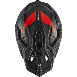 Casco Integral Gris Keyo Rojo Mate Nexx XWED3