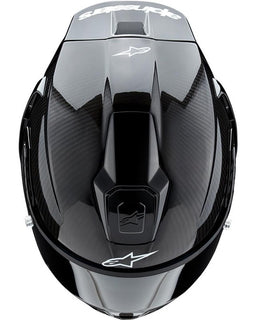 Casco Integral Moto Carbono Negro Alpinestars Supertech R10