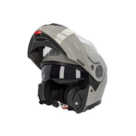 Casco Modular Moto Gris 130R Helmets Showa