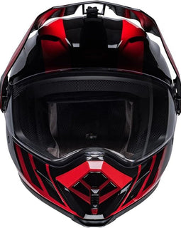 Casco de Moto Negro Brillante/Rojo Bell MX-9 Adventure MIPS