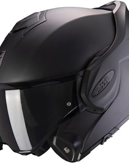 Casco Modular Matt Negro Scorpion Exo-Tech Evo Solid
