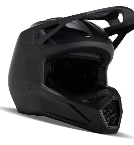 Casco de Bicicleta para Adultos Negro Mate Fox Racing V1 Solid