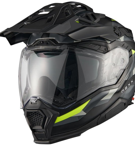 Casco Adventure Negro/Amarillo Mate Nexx X.WED3 Trailmania