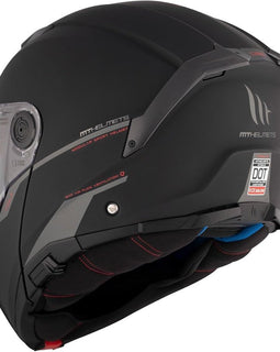 Casco Modular Negro Mate MT Atom 2 SV Solid