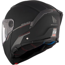 Casco Modular Negro Mate MT Atom 2 SV Solid