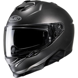 Casco Integral Moto Semi Flat Titanium HJC i71 Solid