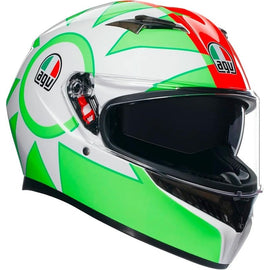 Casco Integral Moto Rojo AGV K3 E2206 MPLK Mugello