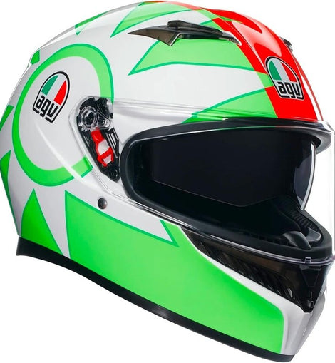 Casco Integral Moto Rojo AGV K3 E2206 MPLK Mugello
