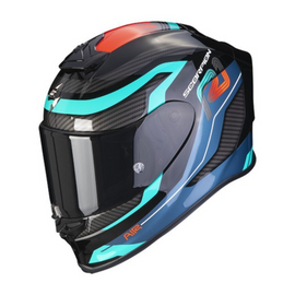 Casco Integral Negro/Rojo/Azul Scorpion EXO-R1 Evo Air Coup