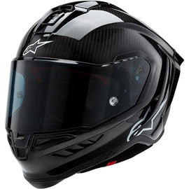 Casco Integral Moto Carbono Negro Alpinestars Supertech R10