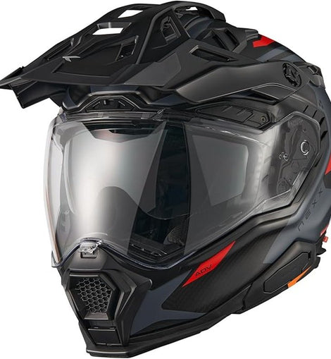 Casco Integral Gris Keyo Rojo Mate Nexx XWED3
