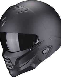 Casco Modular Negro Mate Scorpion Exo-Combat II