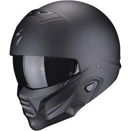 Casco Modular Negro Mate Scorpion Exo-Combat II