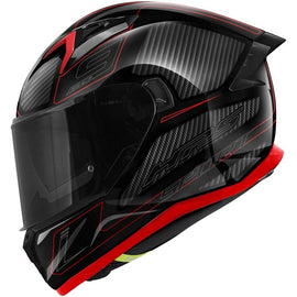 Casco Integral Moto Negro/Titanio/Rojo GIVI 50.9 Enigma