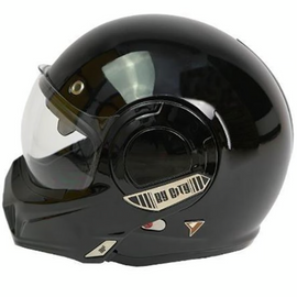 Casco Modular Negro Brillante By City 180 Tech R.22.06