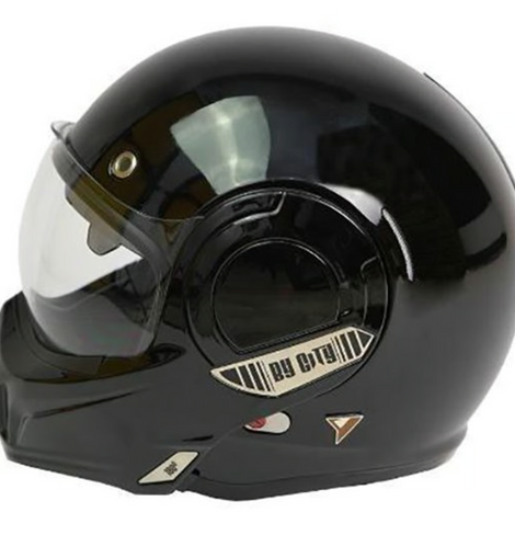 Casco Modular Negro Brillante By City 180 Tech R.22.06