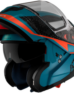 Casco Modular Azul Mate MT Atom SV Adventure