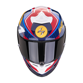 Casco Integral Amarillo/Rojo/Azul Scorpion EXO-R1 Evo Air Coup
