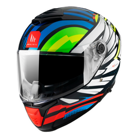 Casco Integral Azul Brillo MT Thunder 4 SV Drax B7