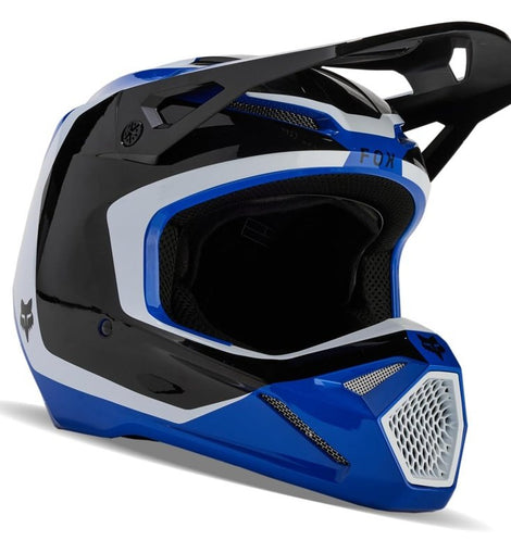 Casco Motocross Azul Fox Racing V1