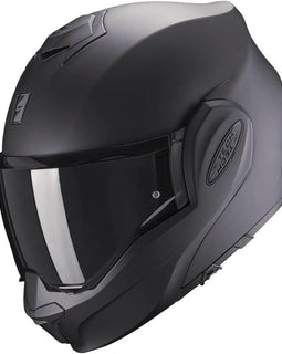 Casco Modular Matt Negro Scorpion Exo-Tech Evo Solid