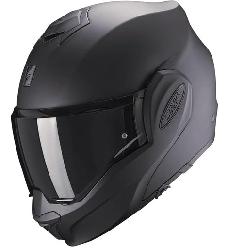 Casco Modular Matt Negro Scorpion Exo-Tech Evo Solid