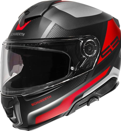 Casco Integral Moto Negro Rojo Schuberth S3