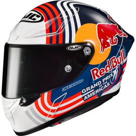Casco Moto Integral Blanco/Azul/Rojo HJC RPHA1 Red Bull Austin GP