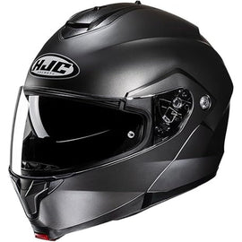 Casco Modular de Moto Titanio Semi Opaco HJC C91N