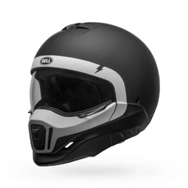 Casco Modular Negro Mate/Blanco Bell Broozer Cranium