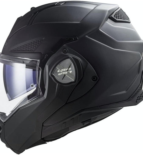 Casco de Motocicleta Mat Black LS2 ADVANT X Modular Solid