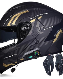 Casco Unisex Modular Bluetooth Integrado Doble Visor Forro Desmontable MT Helmets