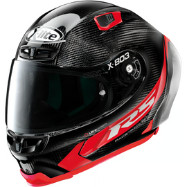 Casco Integral Negro/Rojo Nolan X-Lite X-803 RS Ultra Carbon Hot Lap