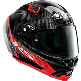Casco Integral Negro/Rojo Nolan X-Lite X-803 RS Ultra Carbon Hot Lap