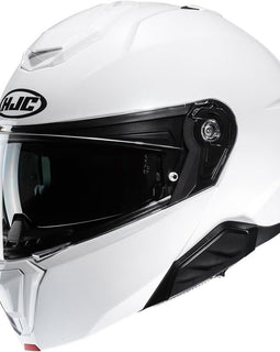Casco Modular Moto Pearl White HJC i91 Solid