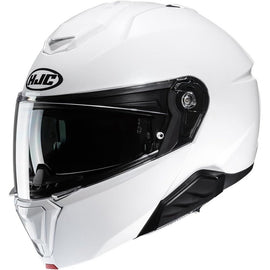 Casco Modular Moto Pearl White HJC i91 Solid