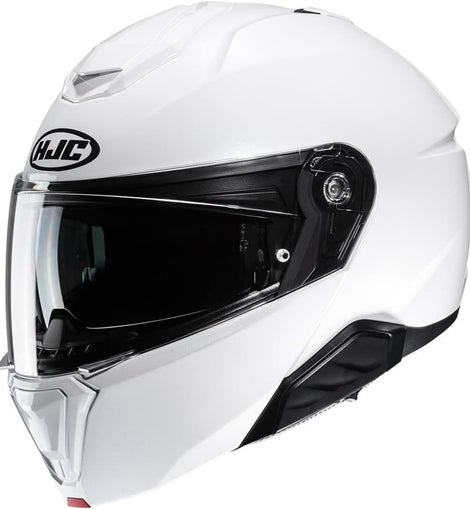 Casco Modular Moto Pearl White HJC i91 Solid