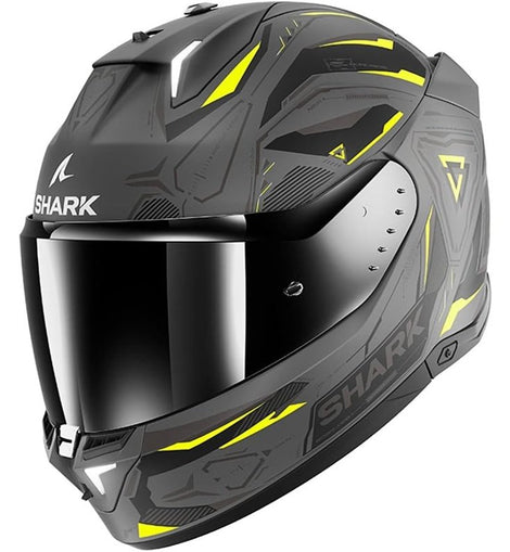 Casco Integral de Moto Negro/Amarillo SHARK SKWAL i3 LINIK